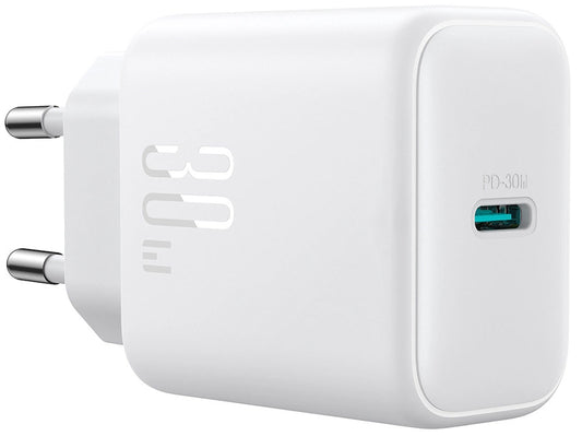 Joyroom JR-TCF24 Nettlader, 30W, 3A, 1 x USB-C, Hvit
