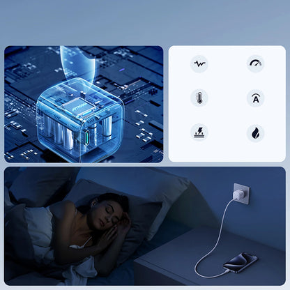 Joyroom JR-TCG08 nettverkslader, 20W, 3A, 1 x USB-C, Hvit