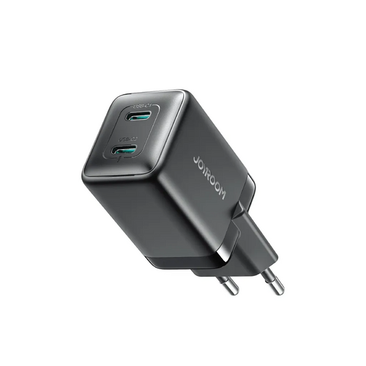 Joyroom JR-TCG17 nettverkslader, 45W, 3A, 2 x USB-C, Svart