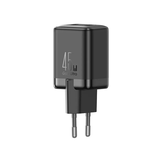 Joyroom JR-TCG17 nettverkslader, 45W, 3A, 2 x USB-C, Svart