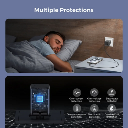 Joyroom JR-TCG18 nettverkslader, 65W, 3.25A, 1 x USB-C, Svart