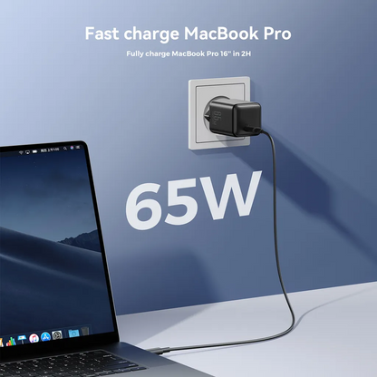 Joyroom JR-TCG18 nettverkslader, 65W, 3.25A, 1 x USB-C, Svart
