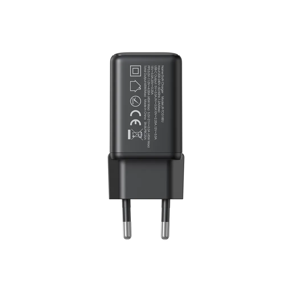 Joyroom JR-TCG18 nettverkslader, 65W, 3.25A, 1 x USB-C, Svart