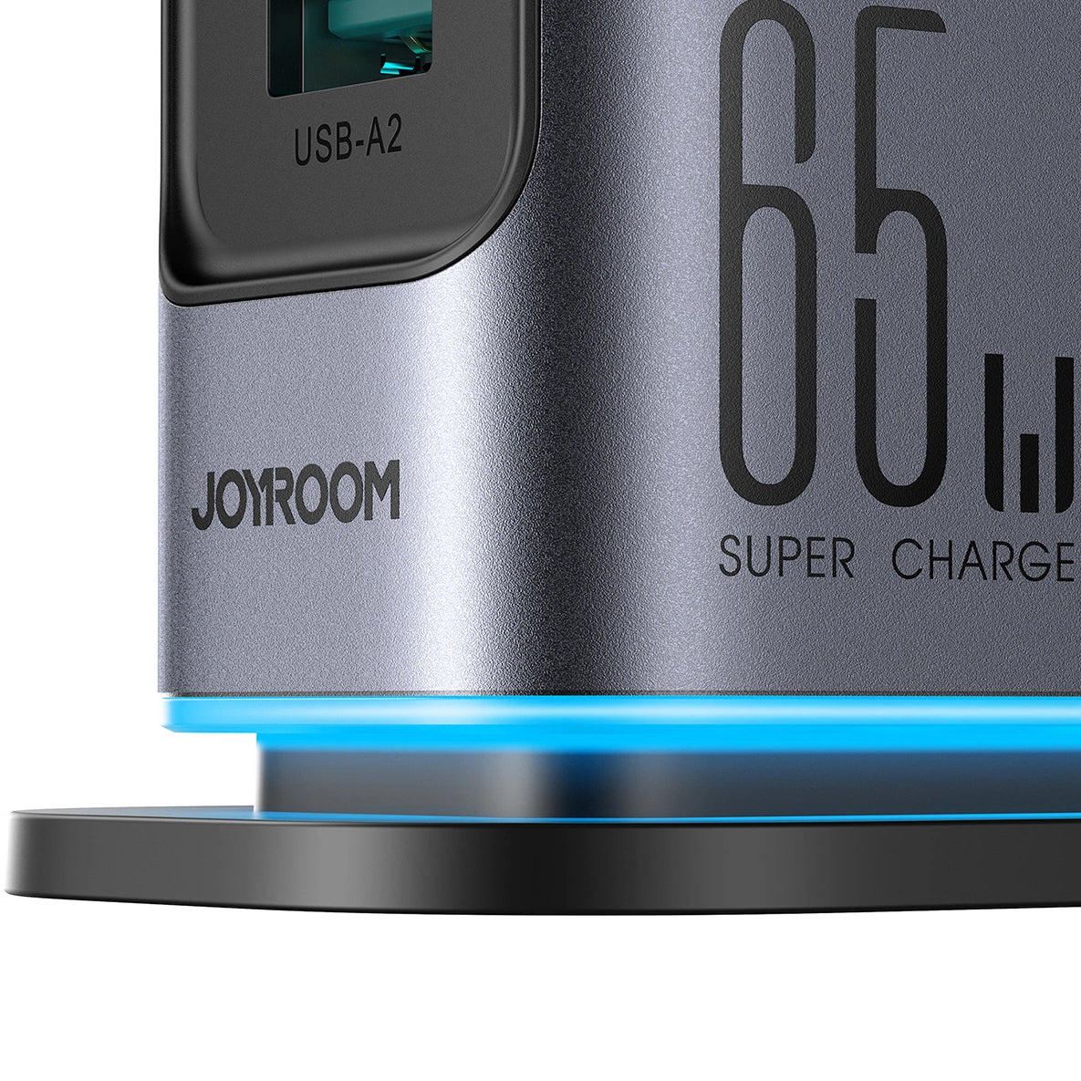 Ladestasjon Joyroom JR-TCM02, 65W, 3.25A, 2 x USB-A - 4 x USB-C, Grå
