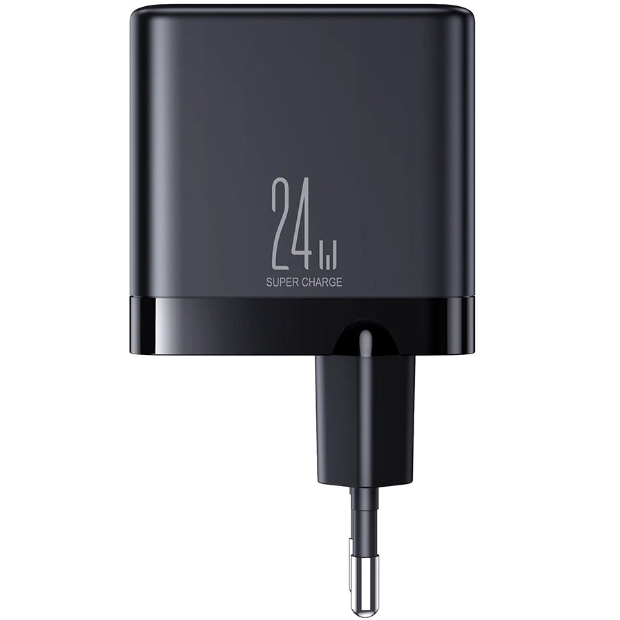 Joyroom nettverkslader JR-TCN03, 24W, 2,4A, 4 x USB-A, svart 