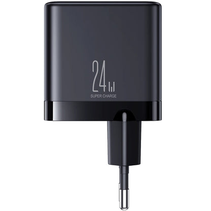 Joyroom nettverkslader JR-TCN03, 24W, 2,4A, 4 x USB-A, svart 