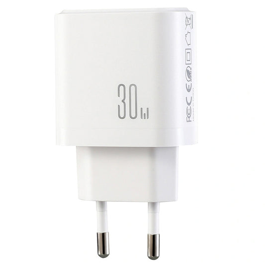 Joyroom JR-TG6 nettadapter, 30W, 3A, 1 x Lightning - 1 x USB-A - 1 x USB-C, hvit