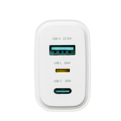 Joyroom JR-TG6 nettadapter, 30W, 3A, 1 x Lightning - 1 x USB-A - 1 x USB-C, hvit