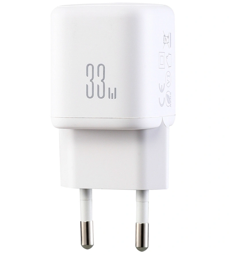Joyroom JR-TG7 nettverkslader, 33W, 3A, 1 x USB-A - 1 x USB-C, Hvit