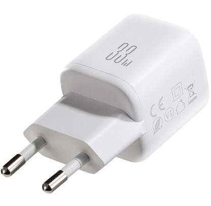 Joyroom JR-TG7 nettverkslader, 33W, 3A, 1 x USB-A - 1 x USB-C, Hvit