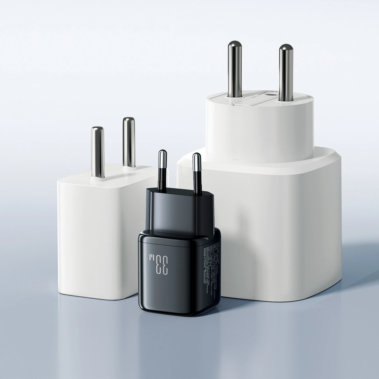 Lader for nettverk Joyroom JR-TG7, 33W, 3A, 1 x USB-A - 1 x USB-C, Svart
