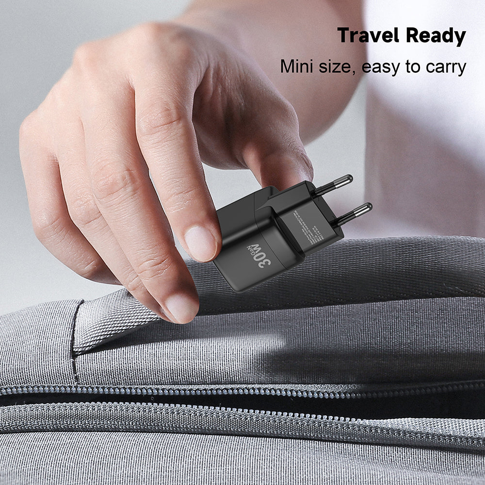 Lito LC11 Nettlader, 30W, 3A, 1 x USB-C, Svart