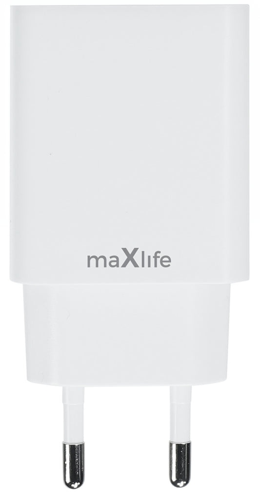 MaXlife MXTC-13-20AC Nettlader, 20W, 3A, 1 x USB-A - 1 x USB-C, Hvit