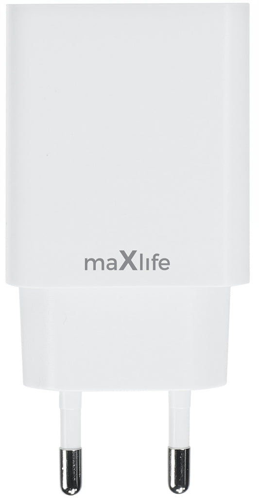 Nettlader MaXlife MXTC-13-20C, 20W, 3A, 1 x USB-C, Hvit
