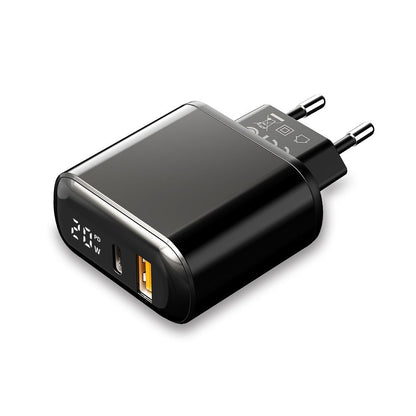 McDodo CH-7170 Chocolate Display nettverkslader, 20W, 3A, 1 x USB-A - 1 x USB-C, Svart