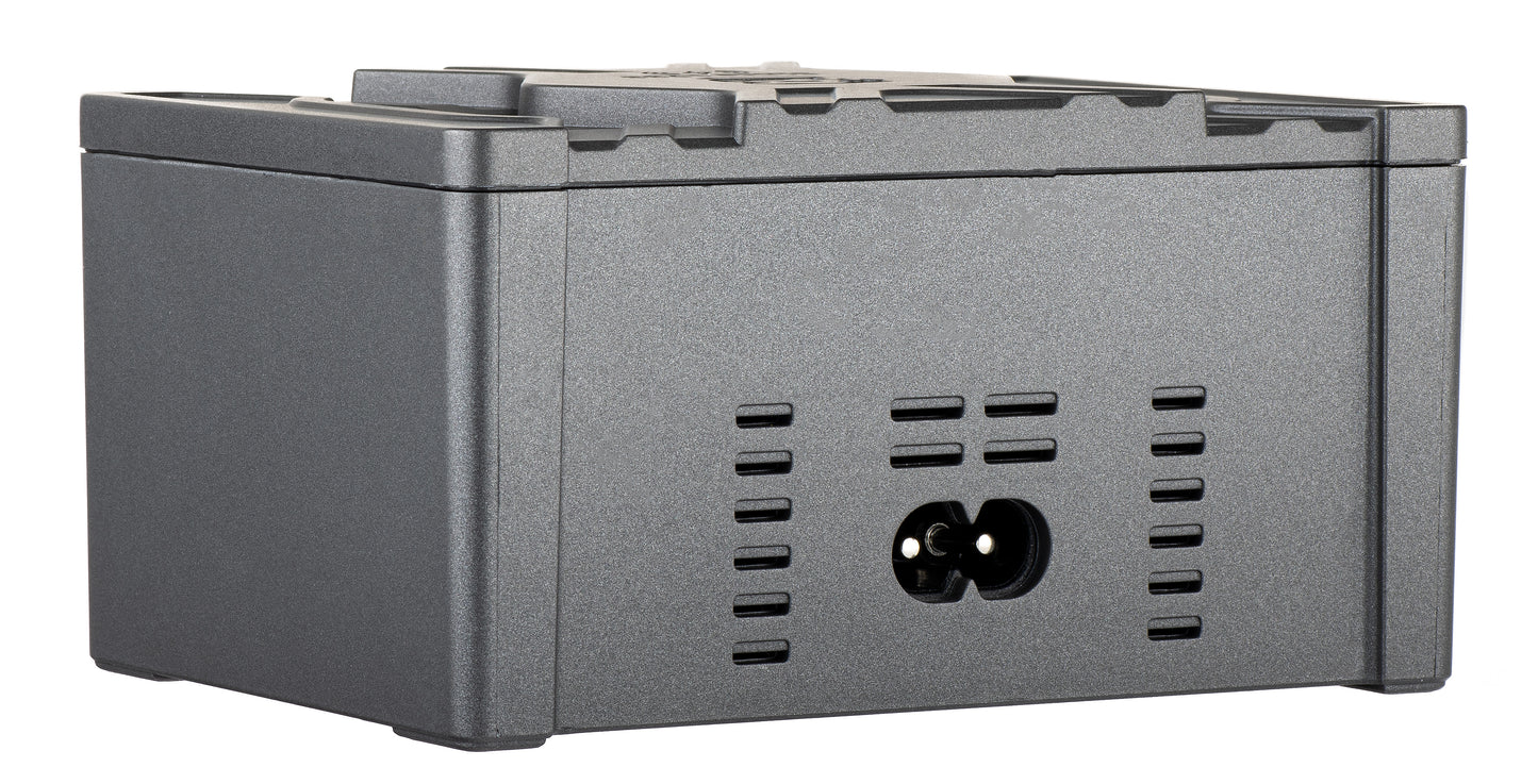 Ladestasjon Mechanic V-Power Max med Display, 115W, 3A, 4 x USB-A - 4 x USB-C, Svart