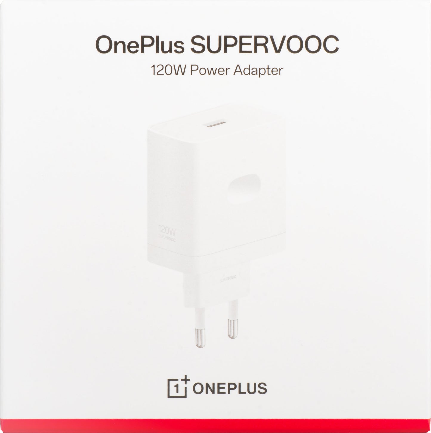 OnePlus nettadapter, 120W, 1 x USB-A, hvit
