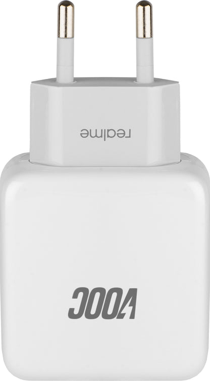 Realme Nettlader, 20W, 4A, 1 x USB-A, Hvit VC54JCEH