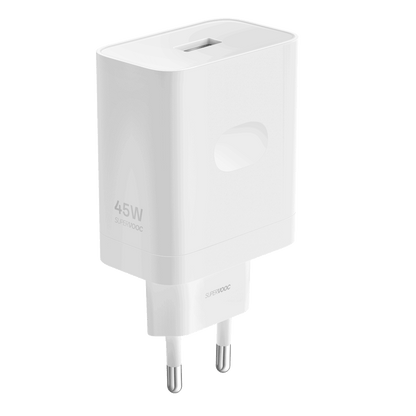 Realme Nettlader, 45W, 4.1A, 1 x USB-A, Hvit VCB4JAEH