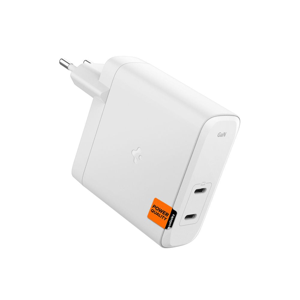 Spigen Arcstation Pro nettverkslader, 140W, 3.25A, 2 x USB-C, Hvit