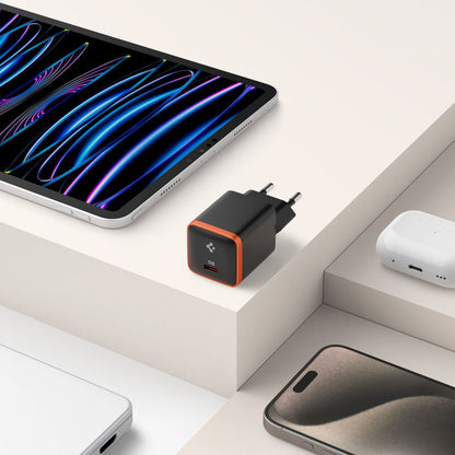 Spigen EE301EU Essential nettadapter, 30W, 3A, 1 x USB-C, svart ACH08448