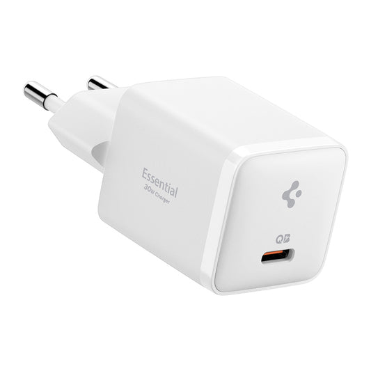 Spigen EE301EU Essential Nettlader, 30W, 3A, 1 x USB-C, Hvit ACH09492