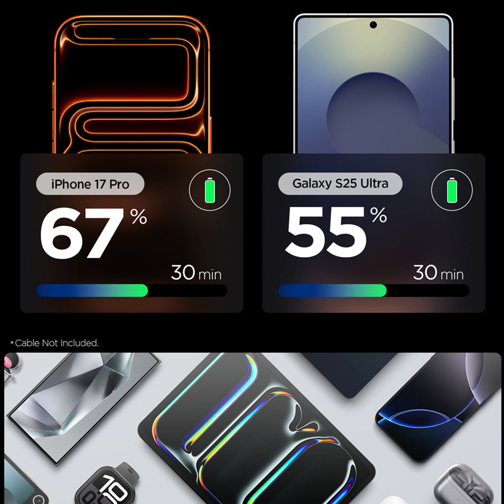 Spigen EE301EU Essential Nettlader, 30W, 3A, 1 x USB-C, Hvit ACH09492