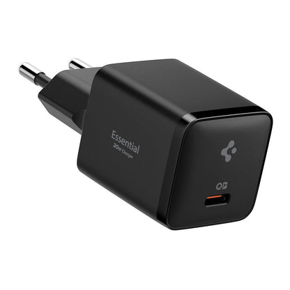 Spigen EE301EU Essential Nettadapter, 30W, 3A, 1 x USB-C, Svart ACH09493