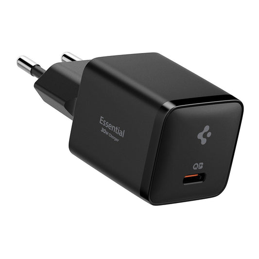 Spigen EE301EU Essential Nettadapter, 30W, 3A, 1 x USB-C, Svart ACH09493