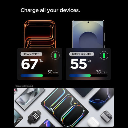 Spigen EE301EU Essential Nettadapter, 30W, 3A, 1 x USB-C, Svart ACH09493