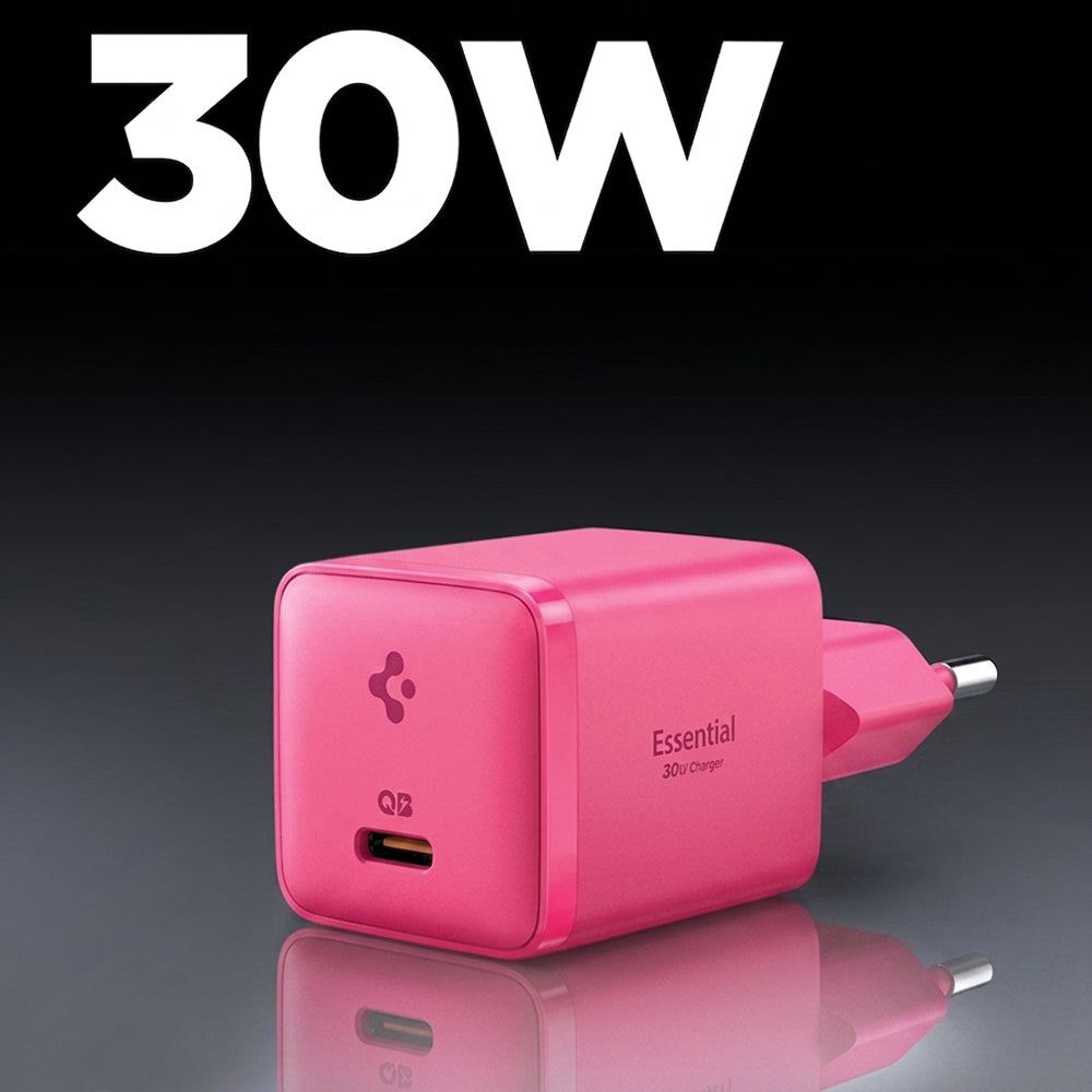 Spigen EE301EU Essential Nettlader, 30W, 3A, 1 x USB-C, Rosa ACH10449