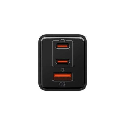 Spigen EE473EU Essential Nettlader, 47W, 3A, 1 x USB-A - 2 x USB-C, Svart ACH09465