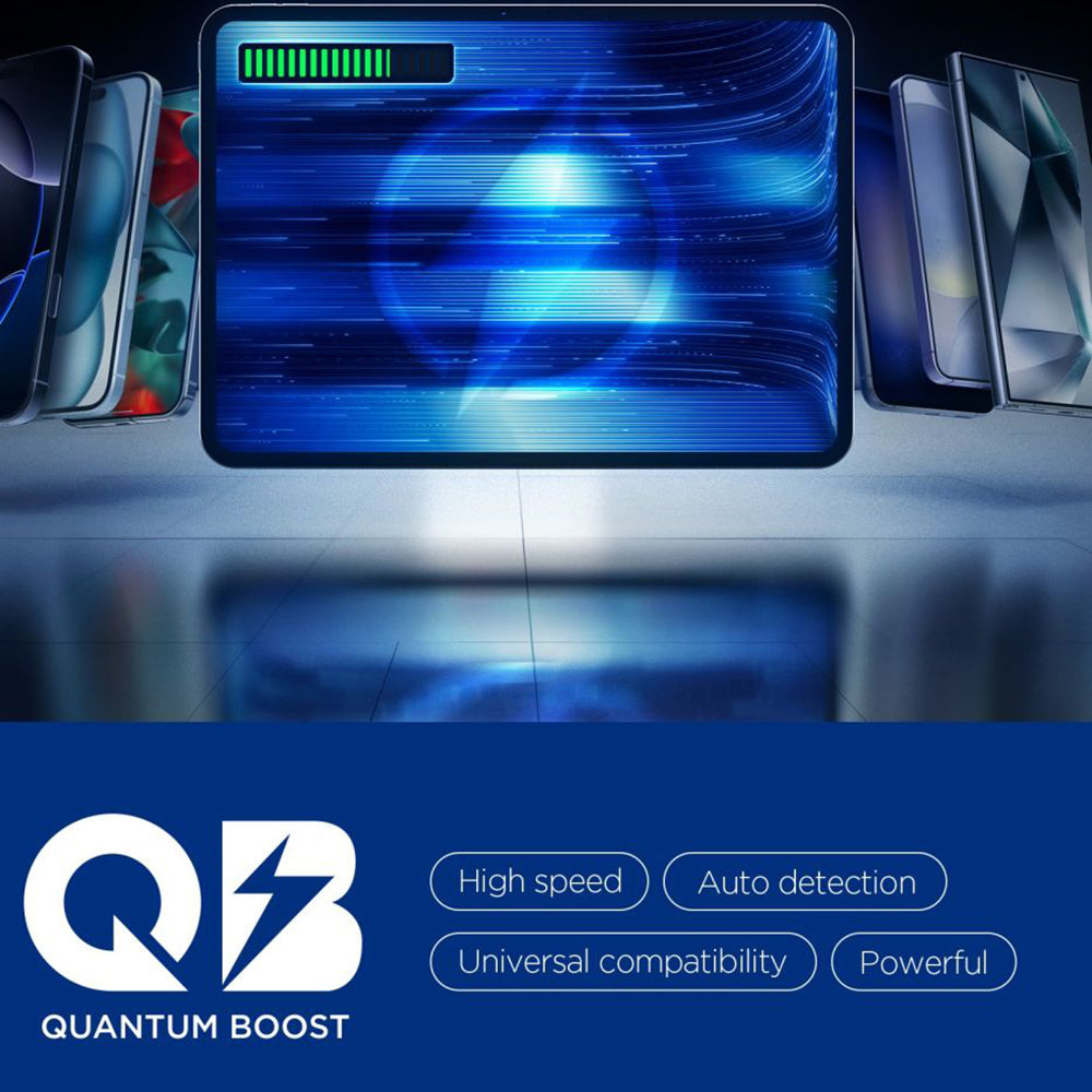 Spigen Essential Nettlader, 47W, 3A, 2 x USB-C, Hvit