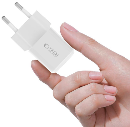 Tech-Protect NCM25 Nettlader, 25W, 3A, 1 x USB-C, Hvit