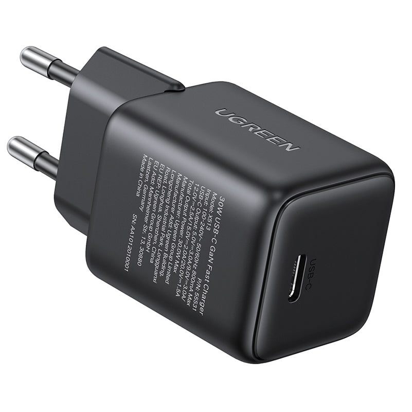 UGREEN X513 Nettlader, 30W, 3A, 1 x USB-C, Svart