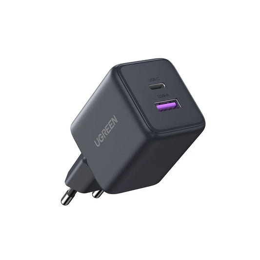 UGREEN X516 Nettlader, 30W, 3A, 1 x USB-A - 1 x USB-C, Grå
