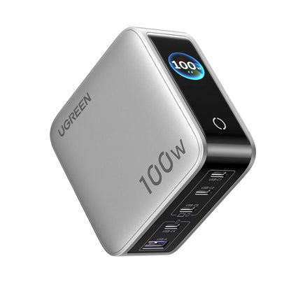 UGREEN X773 nettadapter (65620B), 100W, 1 x USB-A - 4 x USB-C, Grå