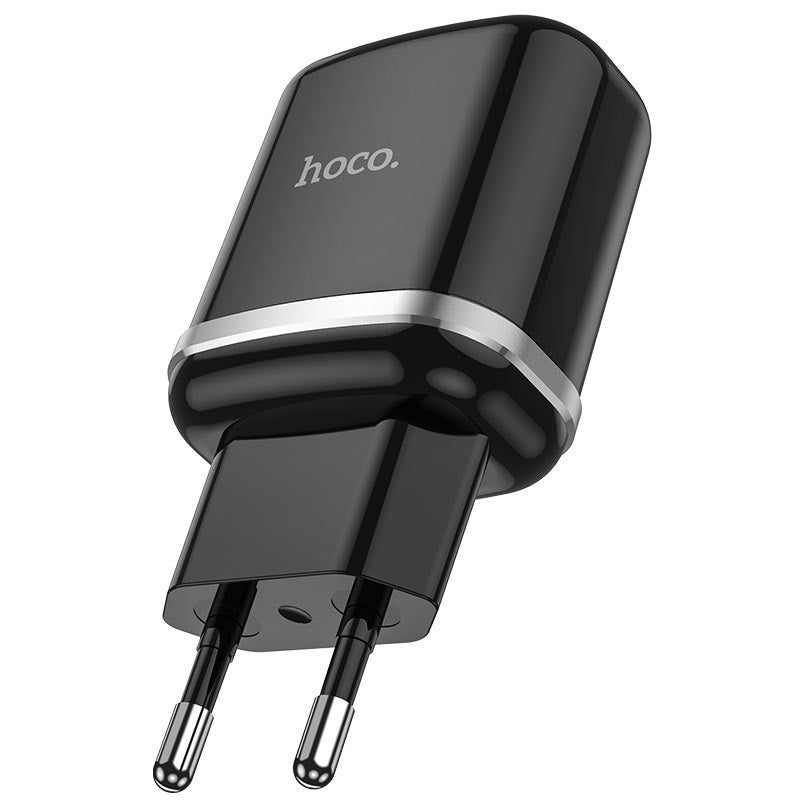 HOCO N3 Nettlader, 18W, 3A, 1 x USB-A, Svart