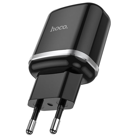 HOCO N3 Nettlader, 18W, 3A, 1 x USB-A, Svart
