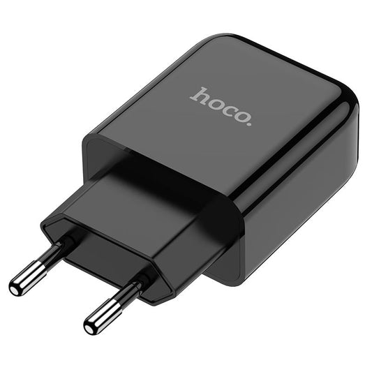 HOCO N2 Nettlader, 10W, 2A, 1 x USB-A, Svart
