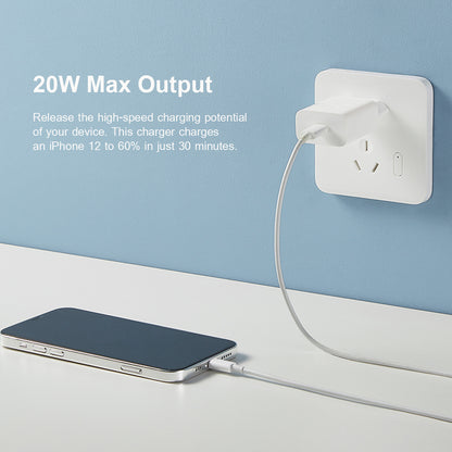 Xiaomi Nettlader, 20W, 3A, 1 x USB-C, Hvit BHR4927GL