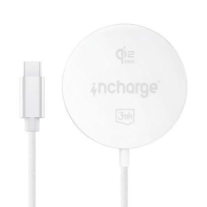 3MK Align trådløs nettverkslader, 25W, hvit