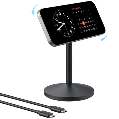 Anker MagGo Stand trådløs nettverkslader, 15W, 1.67A, Svart A25X1H11