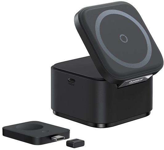 Baseus MagPro 3i1 trådløs nettverkslader, 25W, 1,67A, svart P10264100123-01