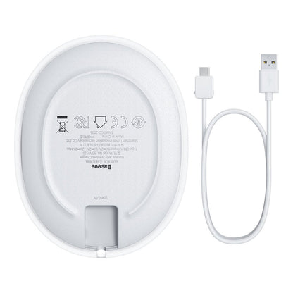 Trådløs Nettlader Baseus Jelly, 15W, 1.67A, Hvit WXGD-02