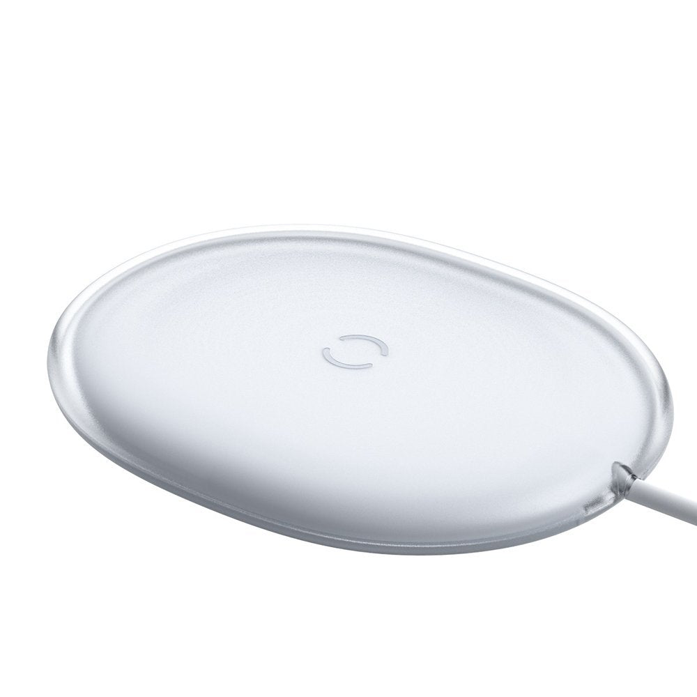 Trådløs Nettlader Baseus Jelly, 15W, 1.67A, Hvit WXGD-02