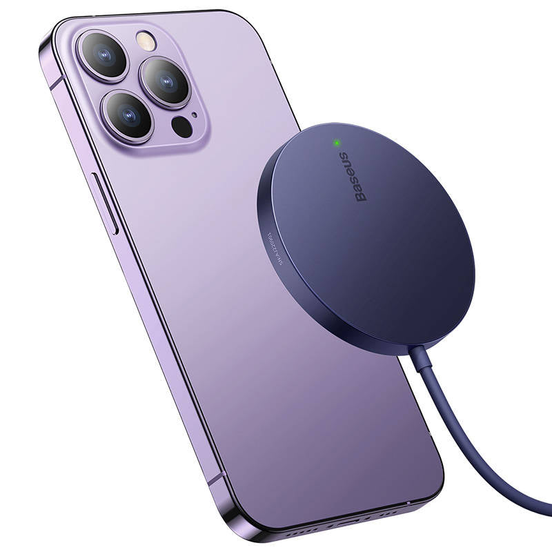 Trådløs Nettverkslader Baseus Simple Mini3, 15W, 1.67A, Lilla CCJJ040205