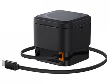Baseus MagPro 3-i-1 trådløs USB-C-lader, 25 W, 1 x USB-C, svart P10264100123-01