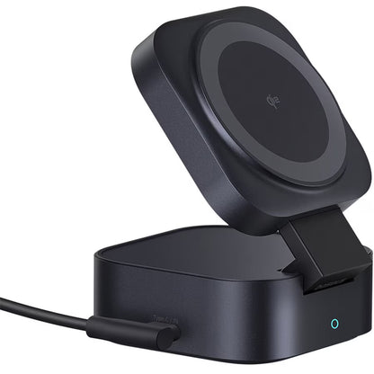 Baseus PicoGo 2in1 trådløs nettverkslader, 67W, 3A, 1 x USB-C, Svart P10276800123-00
