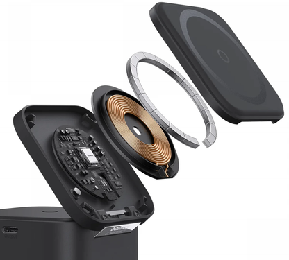 Baseus MagPro 3-i-1 trådløs USB-C-lader, 25 W, 1 x USB-C, svart P10264100123-01